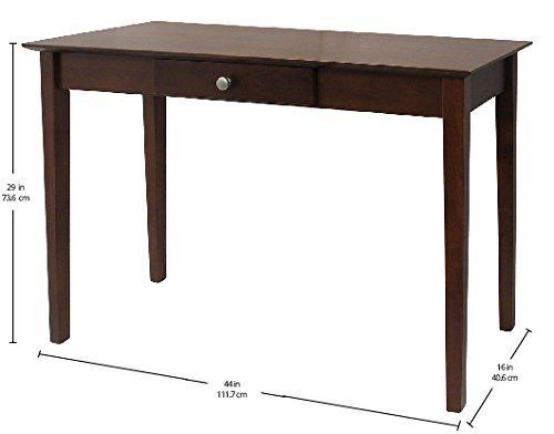 Winsome Wood Rochester Occasional Table, Antique Walnut - WoodArtSupply