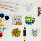 Wood Burning Kit or Wood Burning Tool - Professional Grade High Adjustable Temperature (1500 F) with Two Wood Burning Pen Pyrography Wood Burning Kit ZOOM PRECISION