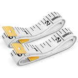Tape Measure, iBayam Soft Ruler Measuring Tape for Body Weight Loss Fabric Sewing Tailor Cloth Vinyl Measurement Craft Supplies, 60-Inch Double Scale iBayam