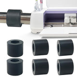 Rubber Roller Replacement Compatible with Cricut Maker/Maker 3, Mat Guide Rubbers for Cricut Repair Accessories FEOXSHAL