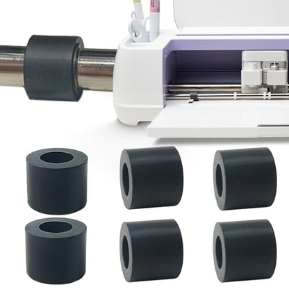 Rubber Roller Replacement Compatible with Cricut Maker/Maker 3, Mat Guide Rubbers for Cricut Repair Accessories