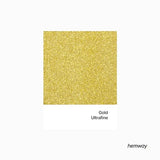 Hemway Gold Glitter Ultrafine 130g/4.6oz Powder Metallic Resin Craft Flake Shaker for Epoxy Tumblers, Hair Face Body Eye Nail Art Festival, DIY Party Hemway
