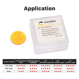 Cloudray CO2 Laser Lens 20mm Laser Mirror CO2 Laser Focal Lens Dia20mm FL63.5mm, CVD ZnSe CO2 Laser Focus Lens for CO2 Laser Engraver Cutter Machine Cloudray