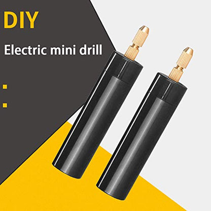 Micro Handheld Drill Bits, 0.7-1.2mm Crystal Epoxy For Resin Jewelry Making Mini Electric Drill Set DIY ABS - WoodArtSupply