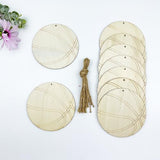 20pcs Unfinished Basketball Wood Cutouts Basketball Wood DIY Crafts Cutouts Blank Wooden Basketball Shaped Hanging Ornaments KRSHEMDE