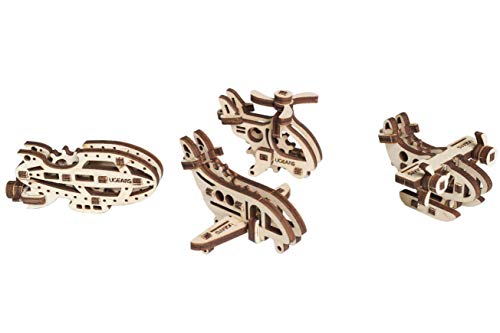 UGears U-Fidget Aircraft, No Glue Required UGEARS