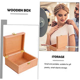 VOSAREA 3 pcs high-end storage wooden box unfinished wooden case wooden jewelry wood holder earring storage organizer jewelery organizer jewelry VOSAREA