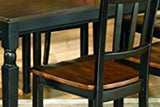 Signature Design by Ashley Owingsville Rustic Farmhouse Dining Room Table, Black & Brown Signature Design by Ashley