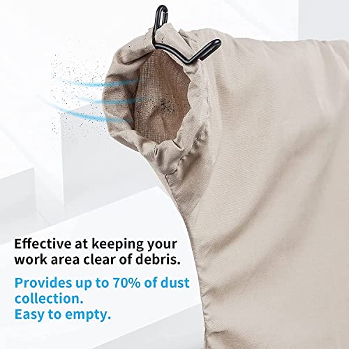 Table Saw Dust Collector Bag(10" Tablesaws with 2.5" Dust Port) Compatible with SANFAY