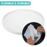 HARFINGTON 19.7" Charcuterie Board Resin Silicone Mold Tray Epoxy Mould Cutting Board Coffee Table for DIY Art Home Decoration (Round) HARFINGTON