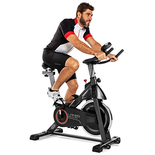 Lanos Exercise Bike, Stationary Bike for Indoor Cycling | The Perfect Exercise Bikes for Home Gym | Indoor Exercise Bike for Men and Women | Lanos