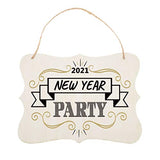 JANOU 3pcs Unfinished Wood Sign Blank Hanging Wooden Plaque DIY Craft Project Wood Sign with Rope Door Wall Art Decorative, Style 1, 9x6.5'' JANOU