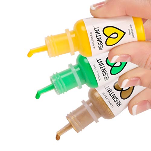 ResinTint - Liquid Pigment - Non-Toxic - Non-Flammable - Complete Set Bundle - 16 Colors ArtResin