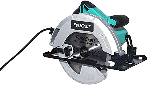 Circular Saw + 3pc 7.25" Blades 21A PEAK GUARANTEED POWER Electric Circular Saw All Industrial & PRO Grade - FastCraft Brand at Costco Fast Craft
