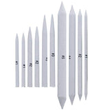 US Art Supply 10 Piece Artist Blending Stump and Tortillion Art Blenders - Pencil, Charcoal, Graphite, Colored Pencils US Art Supply