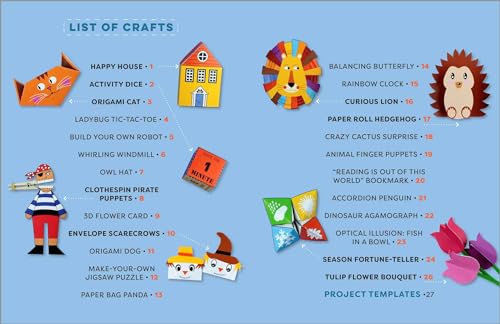 Paper Crafts for Kids: 25 Cut-Out Activities for Kids Ages 4-8 Rockridge Press