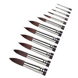 Winsor & Newton Galeria Acrylic Long Handle Round Brush Size: 4 (Set of 3 brushes) Winsor & Newton