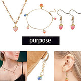 SUNNYCLUE 1 Box 10Pcs 5 Styles Dried Flower Charms Transparent Clear Epoxy Resin Pendants with Brass Hole 1.2mm Glass Micro Beads for DIY Earrings SUNNYCLUE