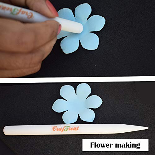 CrafTreat Teflon Pencil Bone Folder and Scoring Tool - Paper Creasing Tool - Paper Scorer for Paper Crafting, Origami, Bookbinding, Scrapbooking - CrafTreat