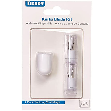Likart 2 Pcs Knife Replacement Blades for Maker 3/Maker,Likart Knife Blade Perfect for Wood, Leather, Chipboard and More, Blade Tip Only LIKART
