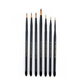 Majestic Royal and Langnickel Short Handle Paint Brush Set, Round, 7-Piece Majestic