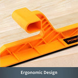 POWERTEC 71451 Deluxe Push Block for Router Tables, Band Saws & Jointers, Dual Ergonomic Handles w/Max Grip, Hand Protection for Woodworking, Safety POWERTEC