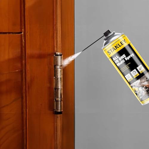 Stanley Corrosion Inhibitor Spray - Rust Remover&Cleaner Aerosol - Versatile Rust Prevention Spray for Garage, RV, Woodworking, Power Tools - 11 Oz, STANLEY