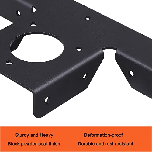 Wpbhk 2Pcs Heavy Duty Pergola Corner Brackets Extension 3-Way T Brackets for 4x4 (Actual Size:3.5X3.5) Post Bracket Pergola Gazebo Kit (2) Wpbhk