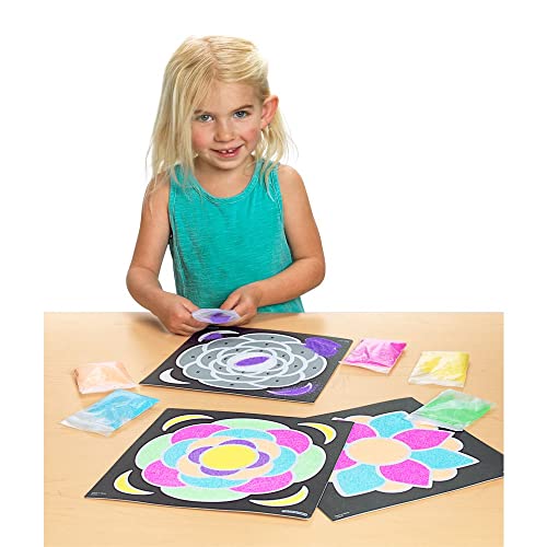 Colorations World of Art - India Rangoli, 6 Designs with Sand - Set of 24 Colorations