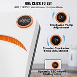 VEVOR Heat Press Machine,10x12inches Portable Shirt Printing Multifunctional Sublimation Transfer Heat Press Machine Teflon Coated, Easy Iron-on VEVOR