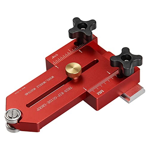 DDWT Extended Thin Rip Jig Table Saw Jig Guide for Repeat Narrow Strip Cuts Works with Saw Router Table Band Saw - Extended Version DDWT