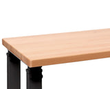 Seville Classics UltraHD Heavy Duty Commercial Height Adjustable Workbench w/Solid Wood Top, 1000 lbs. Weight Capacity for Garage, Warehouse, Seville Classics