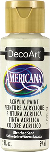 DecoArt Americana Acrylic Paint, 2-Ounce, Bleached Sand DecoArt
