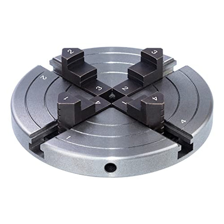 DEEFIINE 6 Inch Wood Lathe Chuck Set 1" x 8 tpi, Self Centering 4 Jaw Wood Turning Chuck DEEFIINE