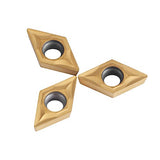 CNC Carbide Tips, Carbide Inserts, 10pcs Inserts Blade Cutter Lathe Turning Tool With Box for Steel Stainless Steel Finishing Semi-finishing and Yosoo