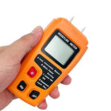 Digital Wood Moisture Meter Wood Humidity Tester Hygrometer Timber Damp Detector Large LCD Display (Orange) QYQRQF