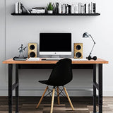 48" Adjustable Work Bench, Rubber Wood Top Heavy-Duty Workbench with Wheels, 2000 LBS Load Capacity Hardwood Worktable, for Garage, Workshop, Home, Polar Aurora