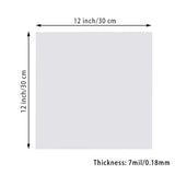 EGOSKY 12Pcs 7mil Blank Stencil Sheets, 12 x 12 inch Mylar Template Stencil Material for Cricut & Silhouette Machines EGOSKY