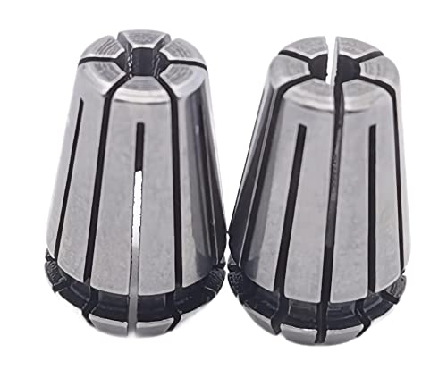 2pcs ER11 1/8 inch Spring Collet Precision Mill Chuck Collet CNC Engraving Machine & Router Milling Lathe Tool Holder (2pcs ER11 1/8) Atoptool