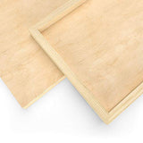 Arteza Wooden Canvas Board, 8x10 Inch, Pack of 5, Birch Wood, Cradled Artist Wood Panels for Painting, Encaustic Art, Wood Burning, Pouring, Use with ARTEZA