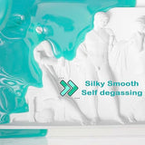 BBDINO Silicone Mold Making Kit, Liquid Super Elastic Silicone for Mold Making, 4.4 lbs (70 oz), Fast Cure Silicone Rubber Mold Making Kit, 1A:1B BBDINO