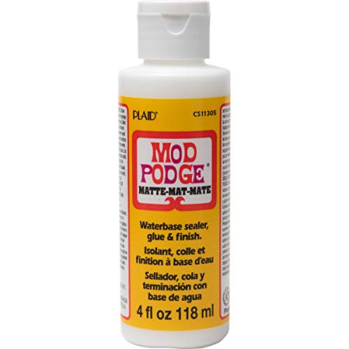 Mod Podge CS11305 Waterbase Sealer, Glue and Finish, 4 Oz, Matte - WoodArtSupply