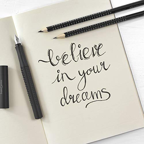 Faber-Castell Grip Edition Fountain Pen and Ballpoint Pen Set - All Black Faber-Castell