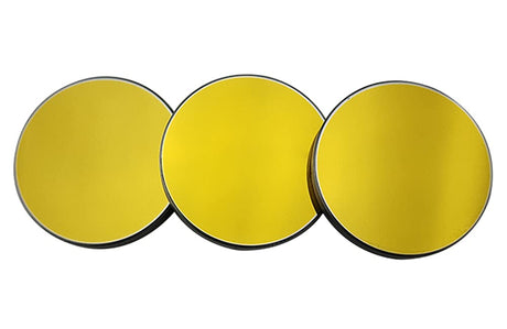 DGHUNST 3PCS Laser Si Mirrors Dia. 20mm 0.98inch for CO2 Laser Engraver Cutter 10W-200W, Si Mirror Silicon Material Reflector Lens for CO2 Laser DGHUNST