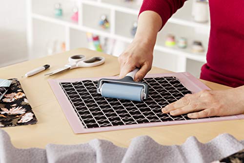 Cricut Brayer, Rubber Roller for Crafts, Works with Fabric, Vinyl, Iron-On & Inking Blocks, Extend Life of Cricut FabricGrip Mat, Compatible with Cricut