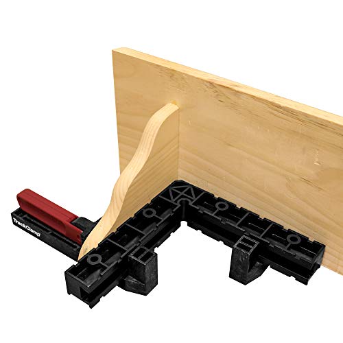 Milescraft 4012 Square Clamp Kit – 90 Degree Right Angle Corner Clamp, Right Angle Adjustable Positioning Square for Woodworking Milescraft