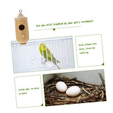 SUPVOX Hummingbird House Small Unfinished Birdhouses Bird Breeder Honeycomb Hut Wood Bird House Outdoor Bird Aviary Decorative Bird Houses Outdoor SUPVOX