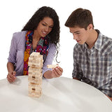 Jenga Classic Game with Genuine Hardwood Blocks, Stacking Tower Game for 1 or More Players, Kids Ages 6 and Up Jenga