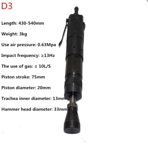 D3 Pneumatic Tamping Machine Earth Sand Rammer Tamper Hammer Sander 430-540mm