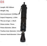 D3 Pneumatic Tamping Machine Earth Sand Rammer Tamper Hammer Sander 430-540mm WoodArtSupply
